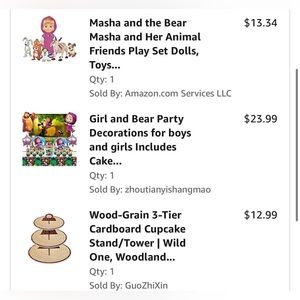 Masha and the bear party supplies.